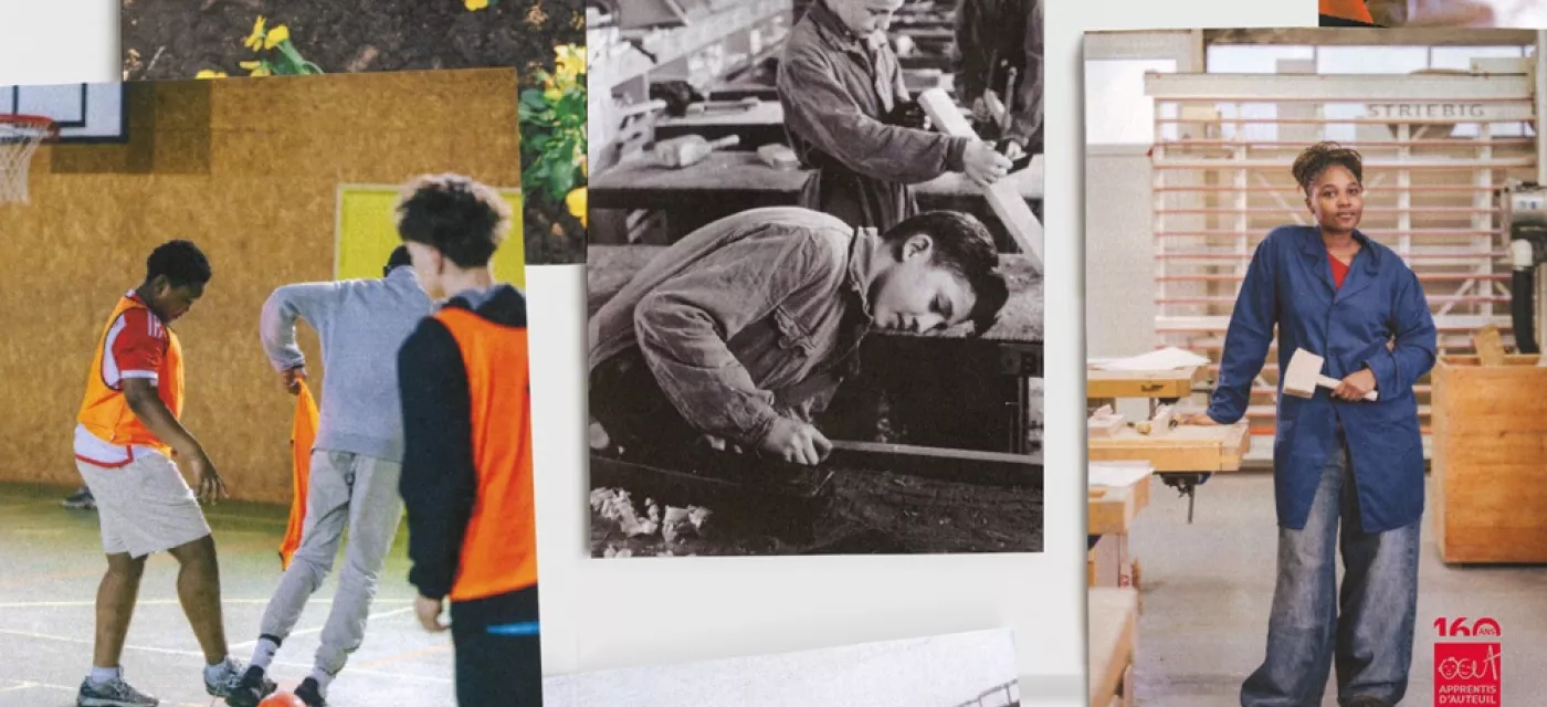 Montage de visuels de différentes époques